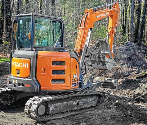 hitachi mini digger tracks|mini excavator with jackhammer.